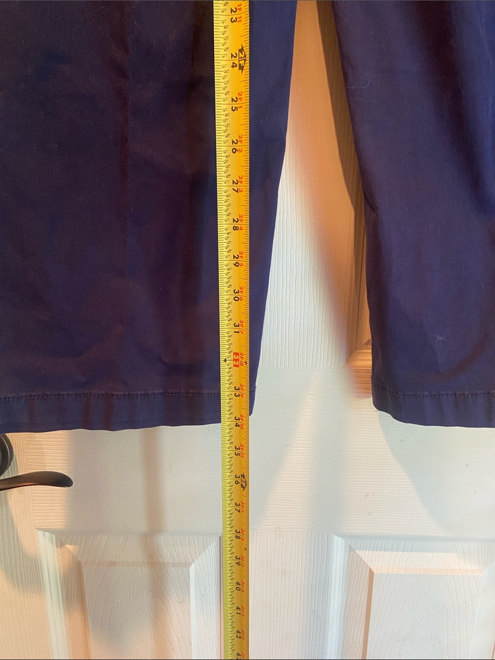 Tribal Navy Cropped Wide-Leg Pants - Picture 6 of 8